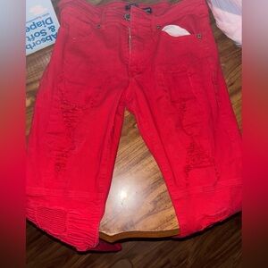 Denim&Co Bold Red men’s jeans